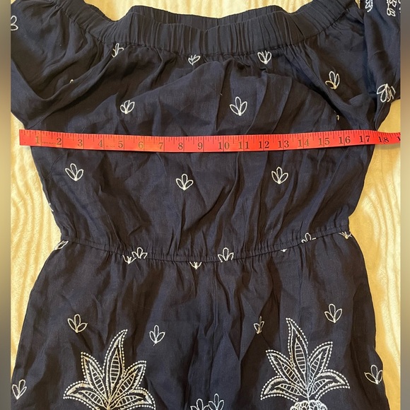 Farm Rio Jackie Embroidered Shorts Romper Size Small - Picture 7 of 14